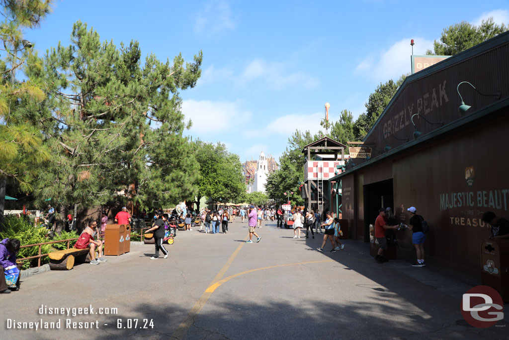 Passing through Grizzly Peak Airfield