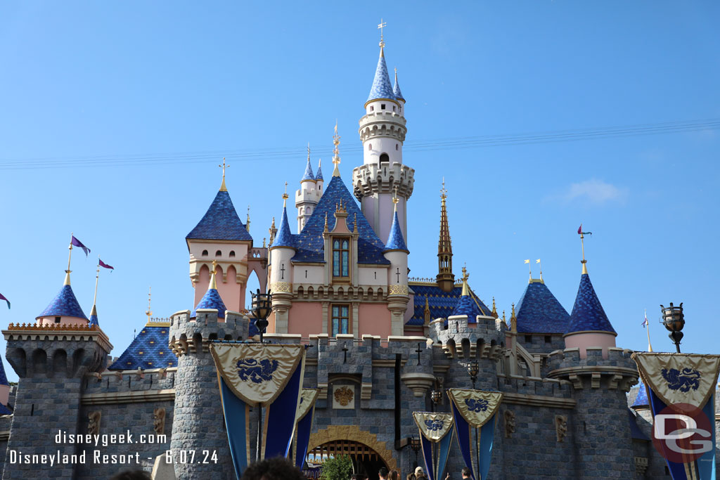 Sleeping Beauty Castle this afternoon