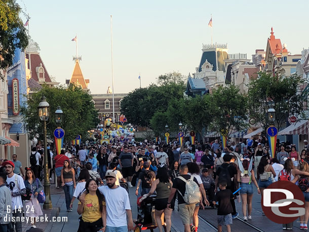 7:29pm - Main Street USA