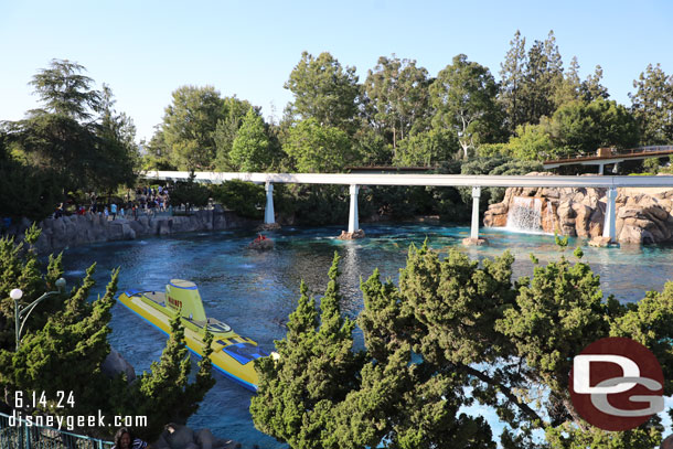 The Sub Lagoon as the Monorail pulled into the station