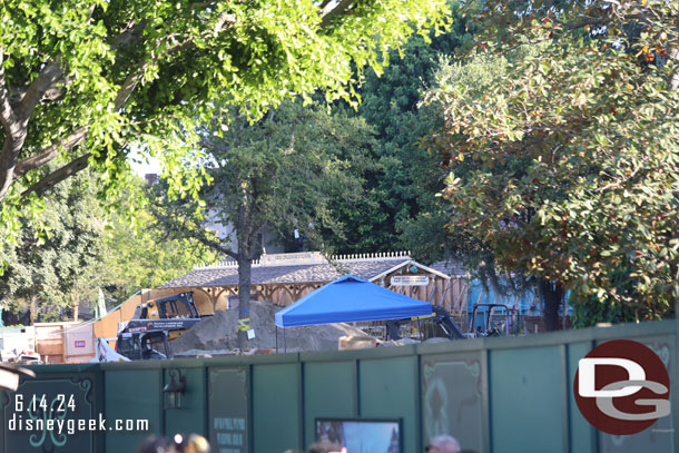 A look into the Haunted Mansion queue project space