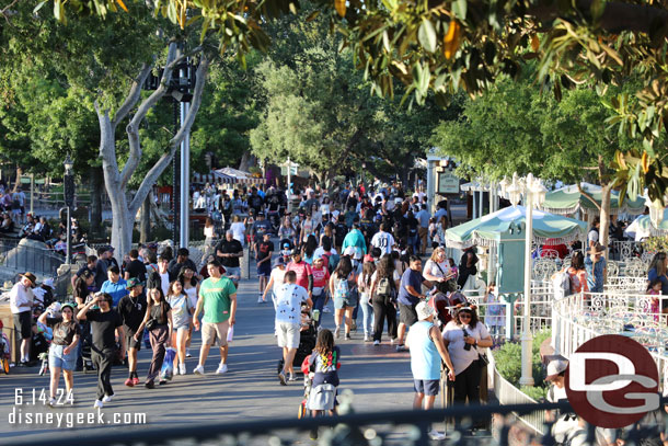 Looking toward Frontierland