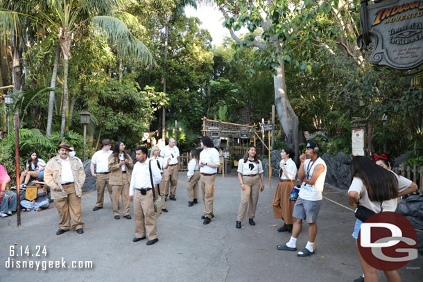 7:08pm - Indiana Jones Adventure is still closed. 