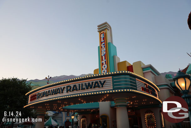 We entered Toontown about 9 minutes before it closed for the fireworks.