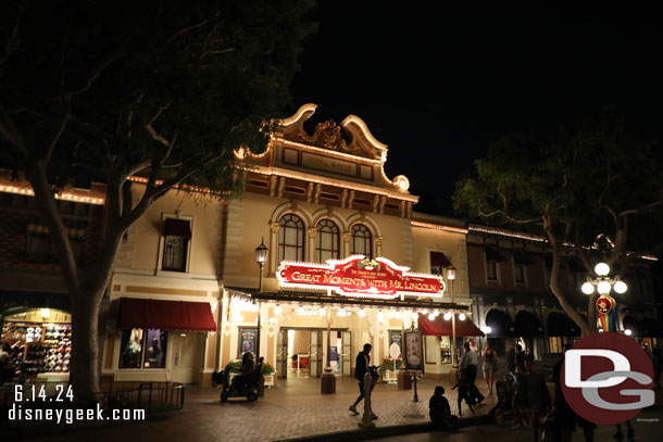 9:44pm - Leaving Disneyland.