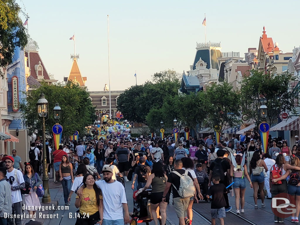 7:29pm - Main Street USA