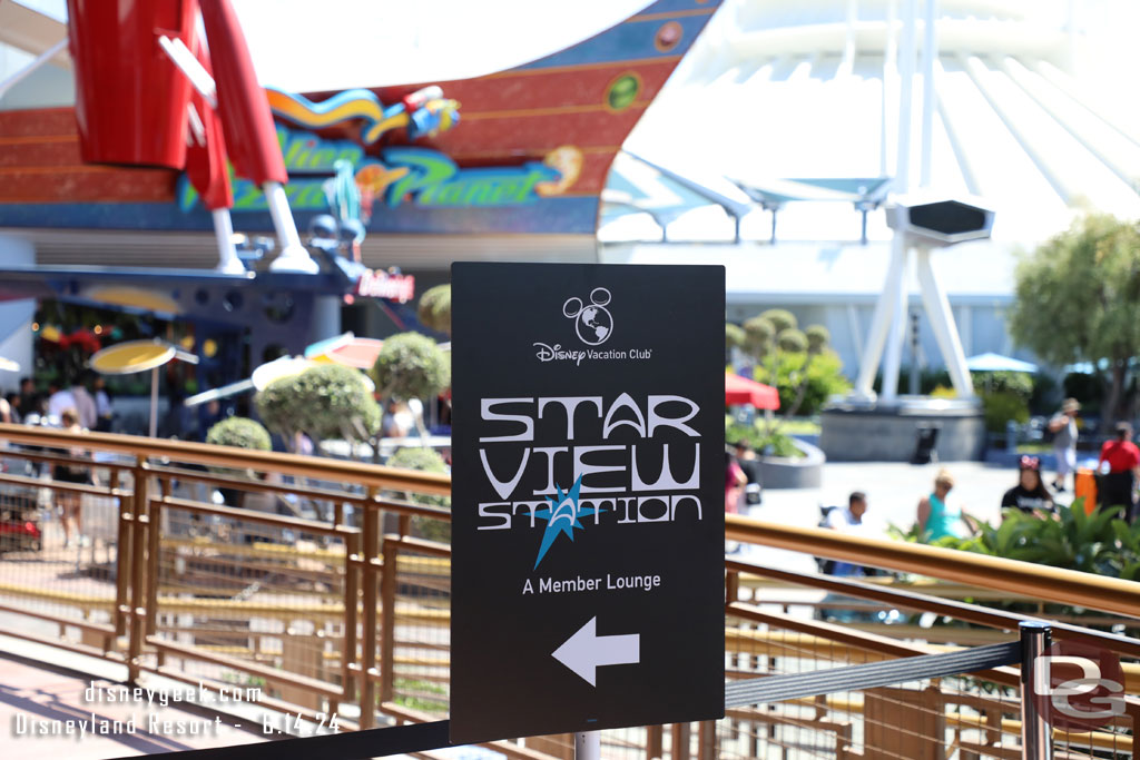 Stopped by the Star View Station. On our way in we were greeted by Darth Vader since there was no one in his photo op queue he was standing in the shadow of the doorway (I did not get a picture unfortunately).