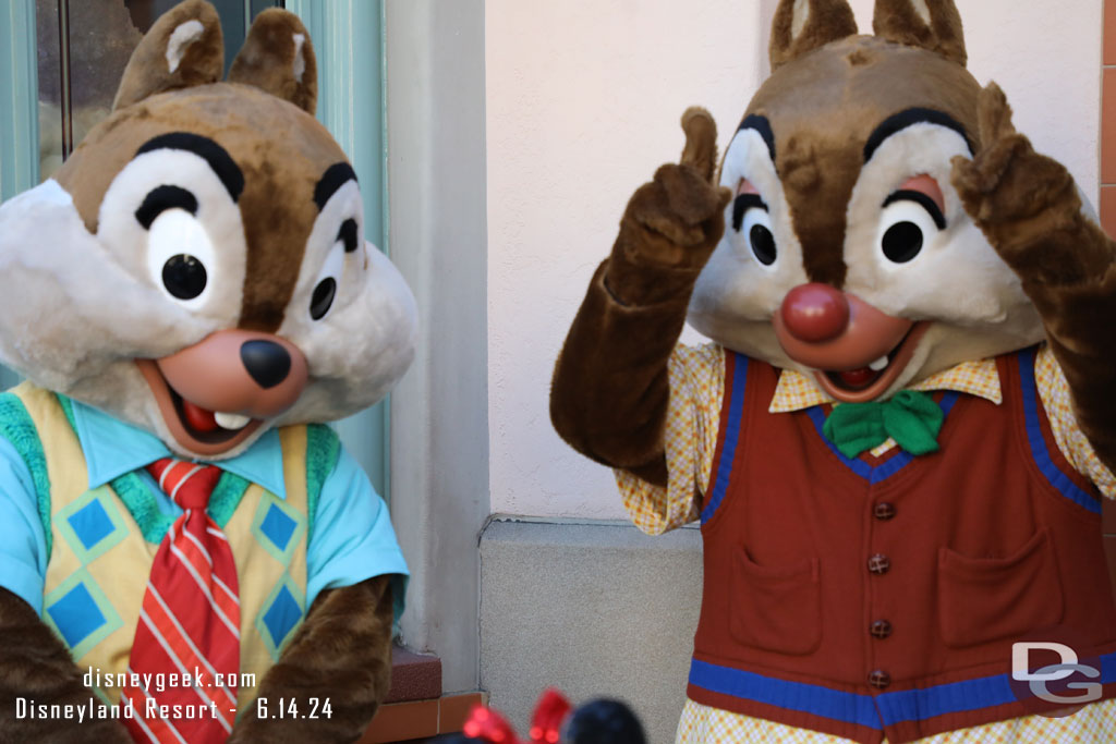 Chip N Dale on Buena Vista Street