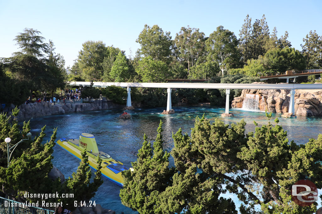 The Sub Lagoon as the Monorail pulled into the station