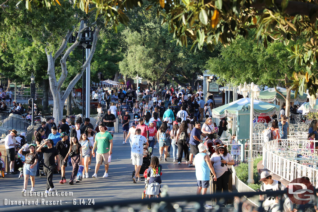 Looking toward Frontierland