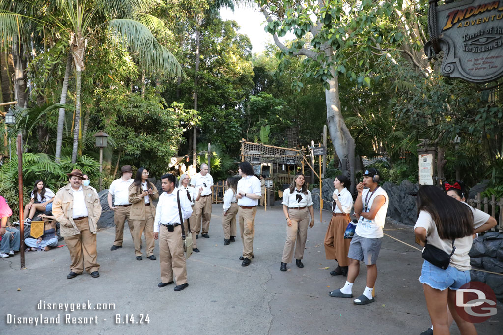 7:08pm - Indiana Jones Adventure is still closed. 