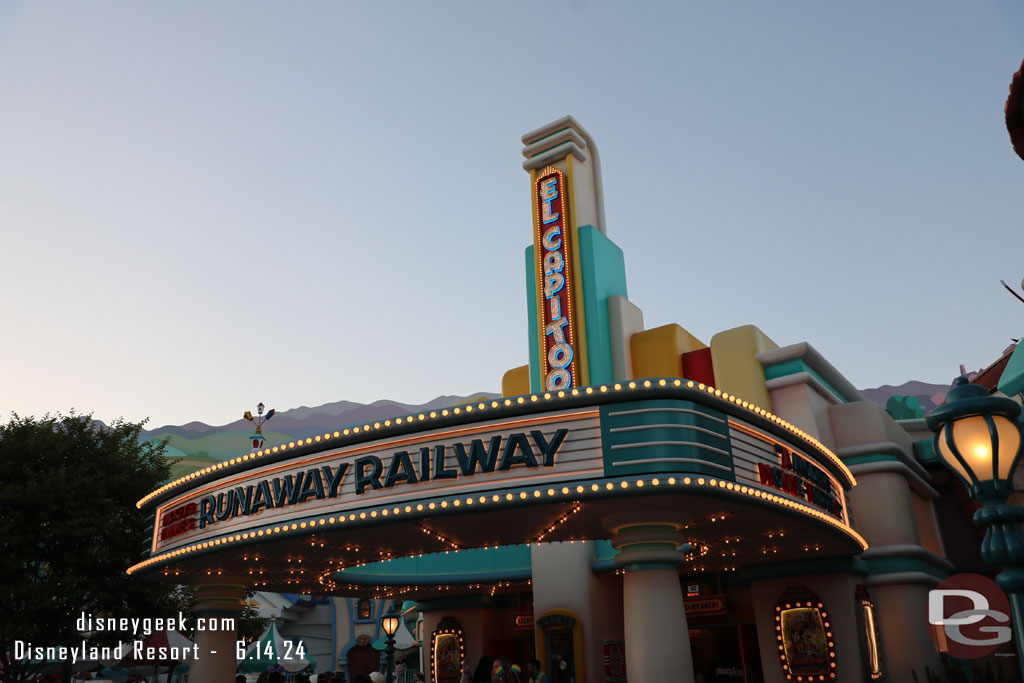 We entered Toontown about 9 minutes before it closed for the fireworks.