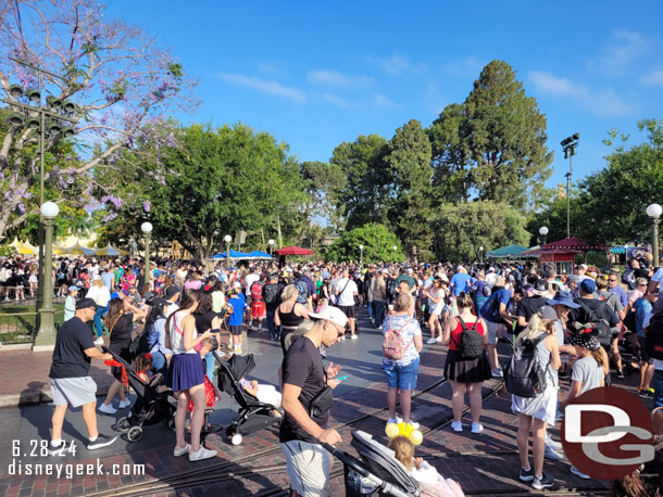 A look around the Hub right before the opening announcement was played.