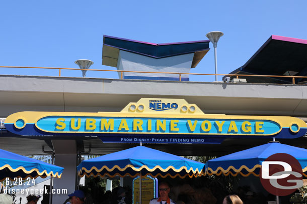 10:42am - Entering the queue for Finding Nemo, it turned out to be about a 20 minute wait.