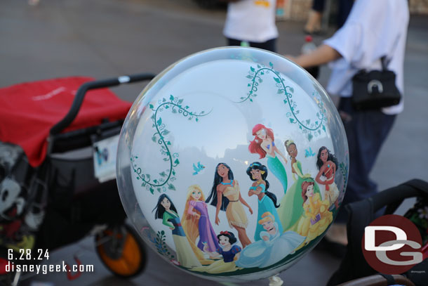 The current Princess Balloon design