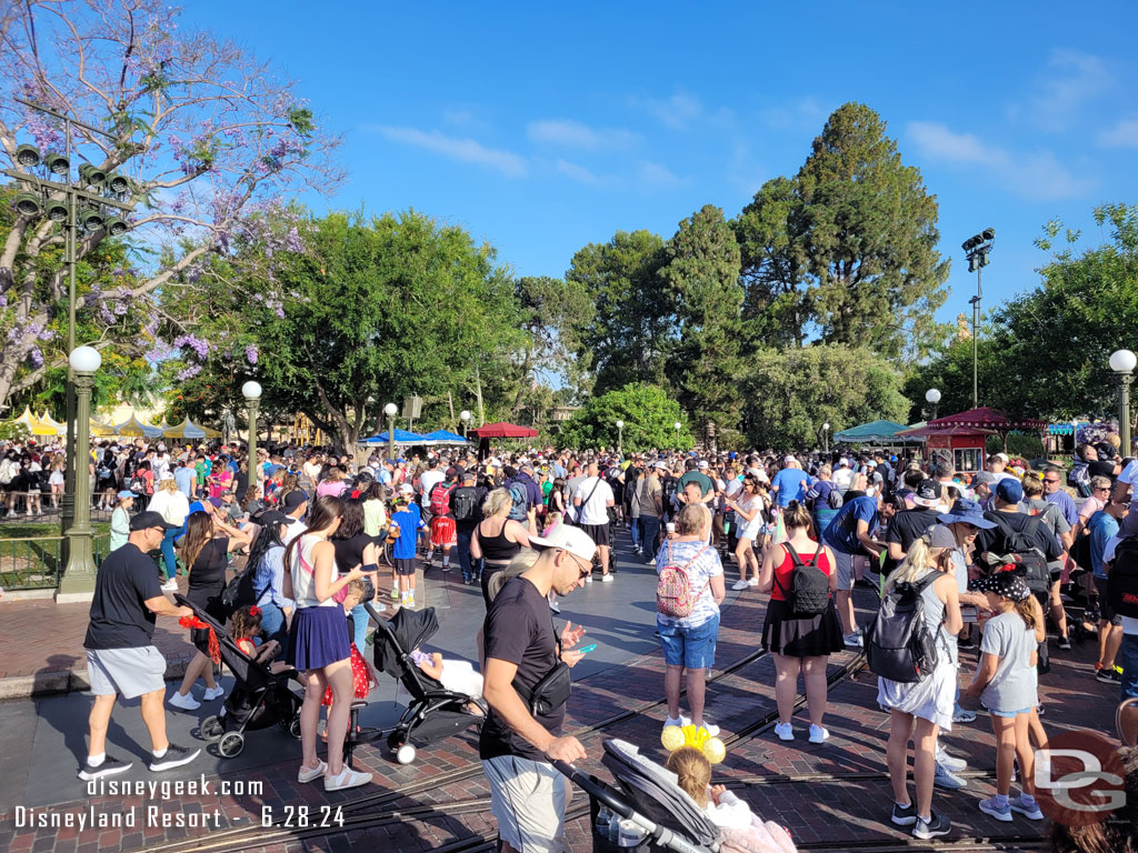 A look around the Hub right before the opening announcement was played.