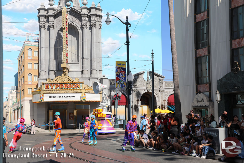 Better Together a Pixar Pals Celebration arriving on Hollywood Blvd