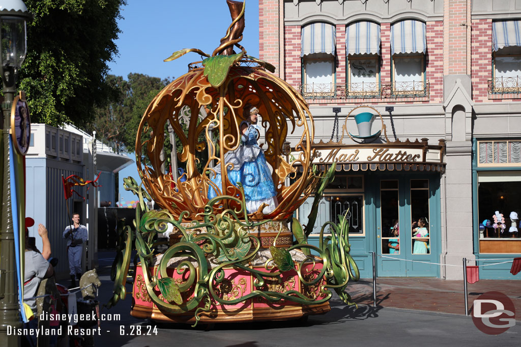 The finale entering Town Square