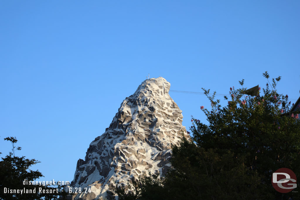 The Matterhorn as the sun is setting