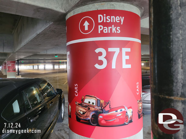 11:58am - Parked and on my way to the parks.