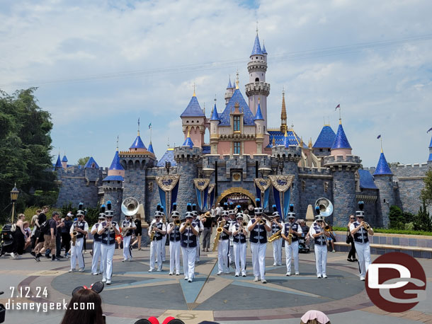 The Disneyland Band performing their Star Wars Medley as I walked by.