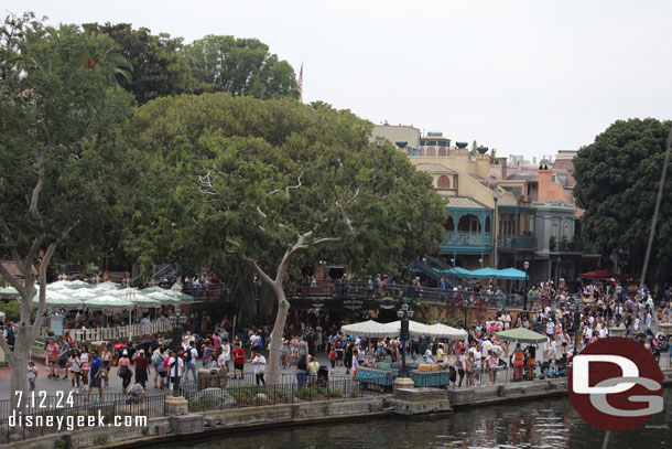 12:39pm - New Orleans Square from the Mark Twain