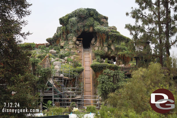 Tiana's Bayou Adventure was quiet this afternoon.