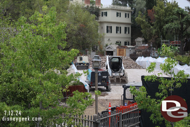 The concrete and bridge surface have been removed.