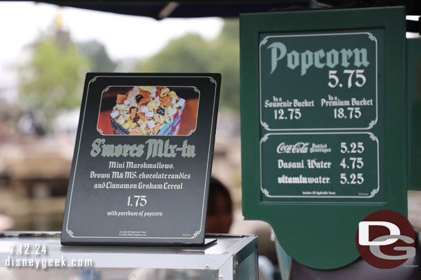 An add on option for popcorn. 