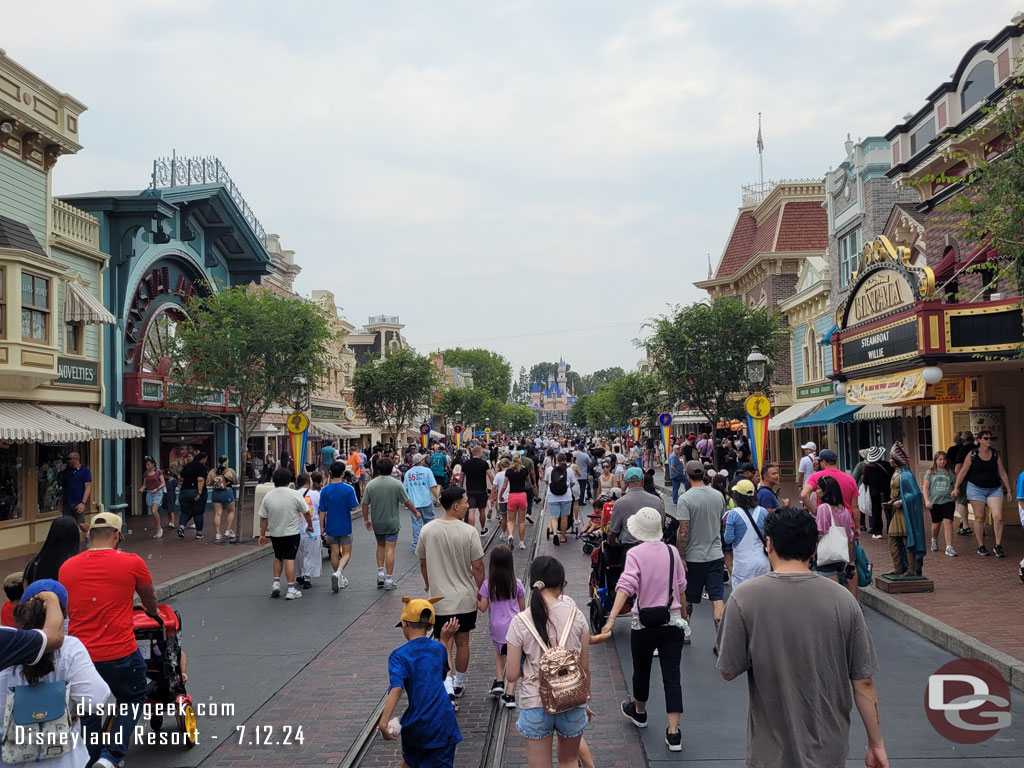 Main Street USA this afternoon