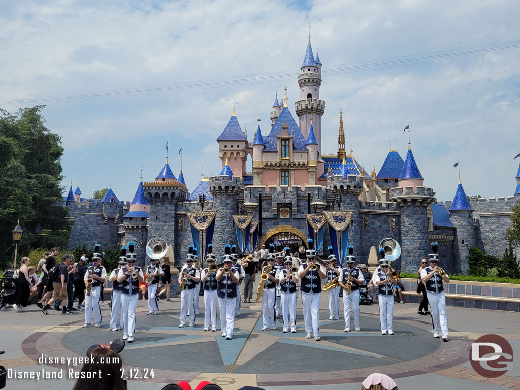 The Disneyland Band performing their Star Wars Medley as I walked by.