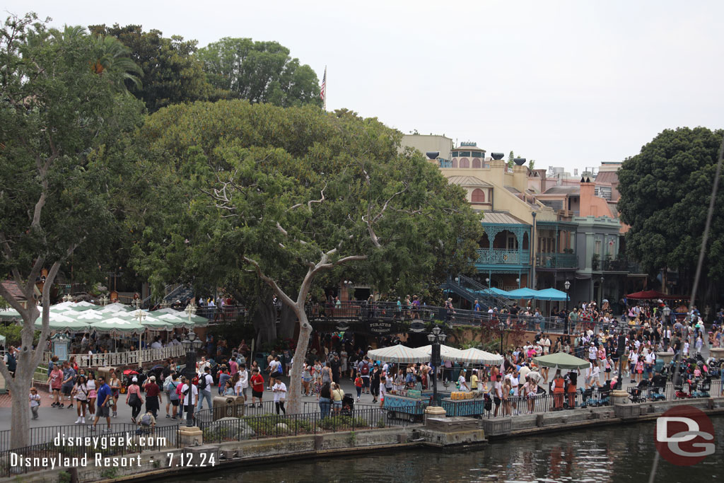 12:39pm - New Orleans Square from the Mark Twain