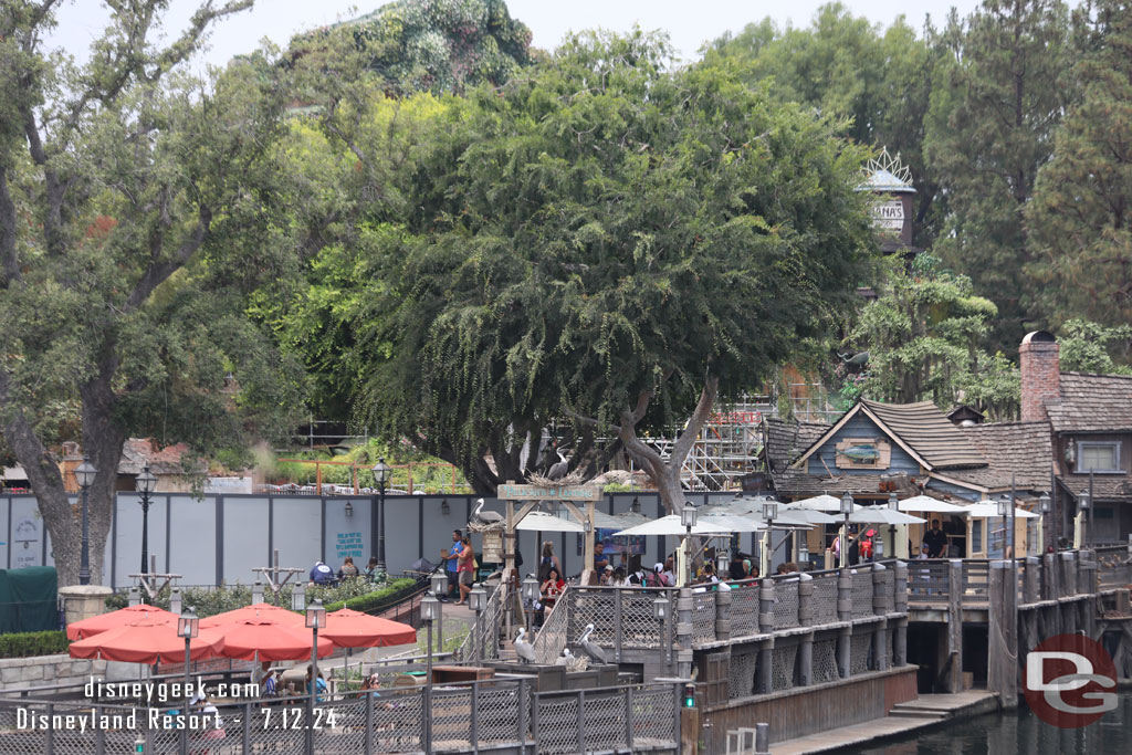 Here you can see the wall is at the Harbour Galley