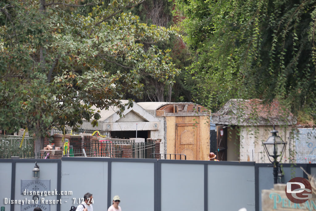 The Haunted Mansion exit area