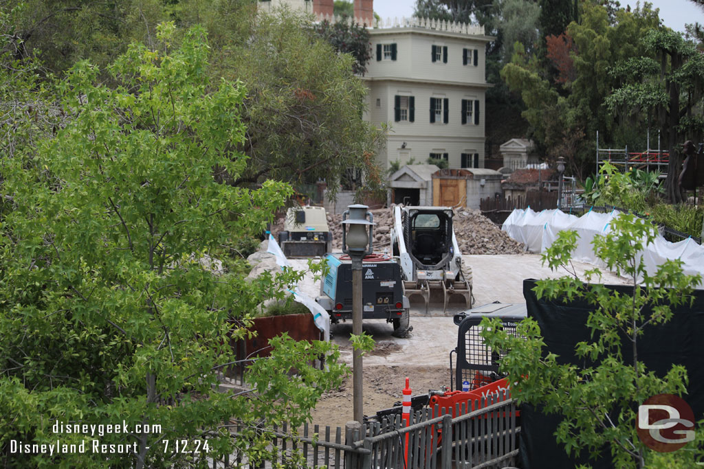 The concrete and bridge surface have been removed.