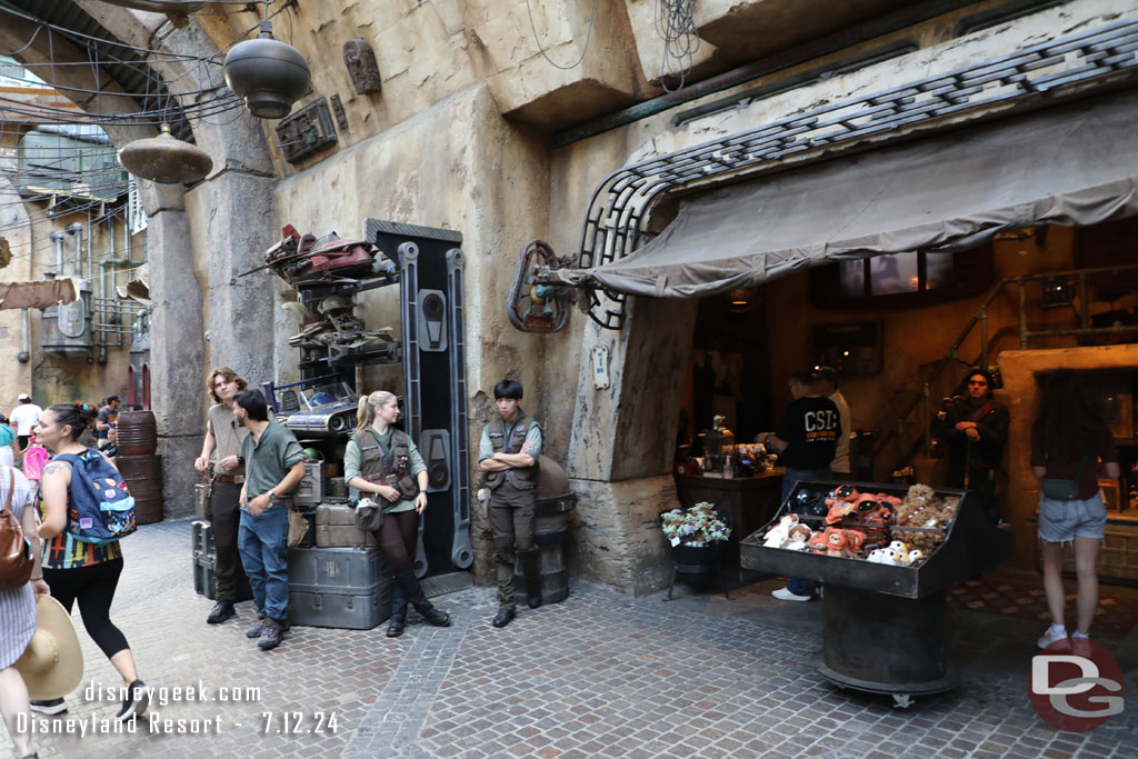 Plenty of cast members in the Marketplace too