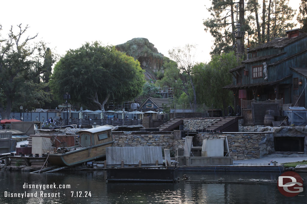 Preparations for Fantasmic in a little over 90 minutes