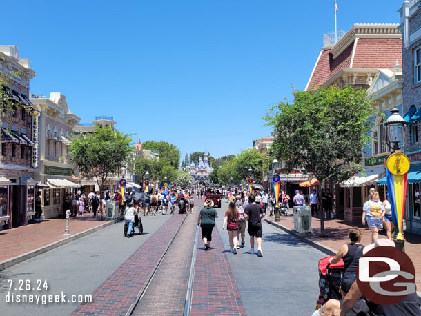 Main Street USA this afternoon