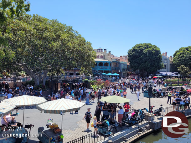 New Orleans Square this afternoon.