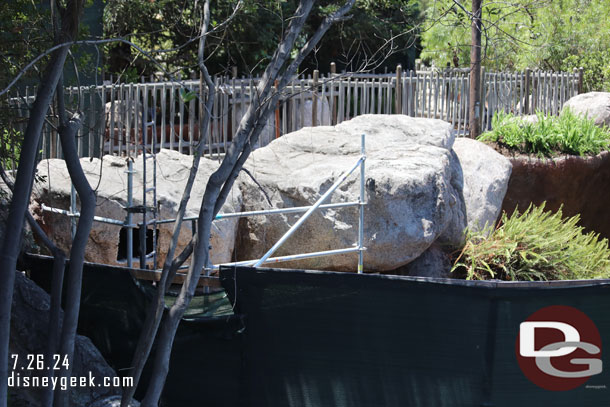 Still working on this rock at Tiana's Bayou Adventure.