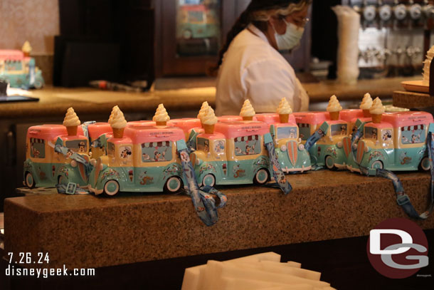 Mickey Ice Cream Truck buckets at Gibson Girl