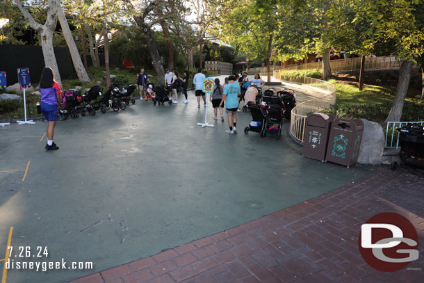 The old pavement. Assuming walls go up here as soon as Pixar Fest ends or maybe once the other side finishes.