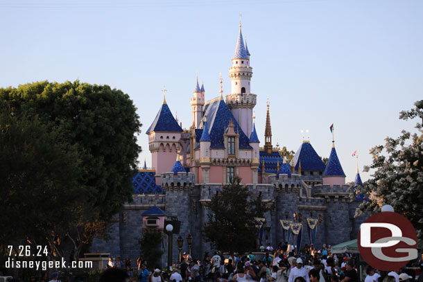 Sleeping Beauty Castle this evening