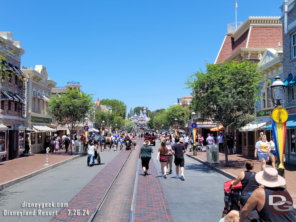 Main Street USA this afternoon