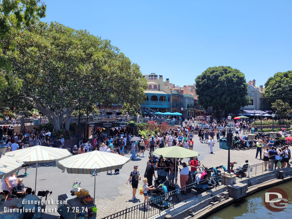 New Orleans Square this afternoon.