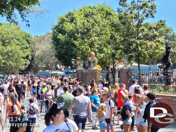 Looking back toward New Orleans Square