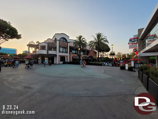 The fountain has been removed and the area is open again.