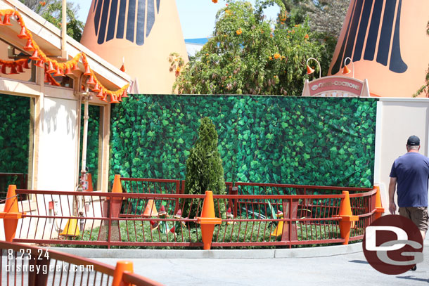 Renovation work on the dining areas at the Cozy Cone