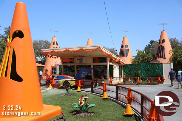 Lightning McQueen at the Cozy Cone