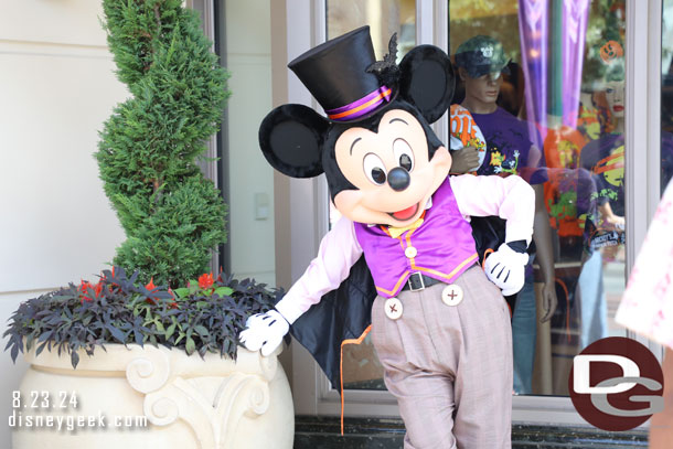 Mickey Mouse on Buena Vista Street